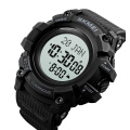 Skmei 1680 Man Japan Movement 5atm Waterproof Round Alloy luxury Wholesale Digital Sport Multi-function Muslim Watch